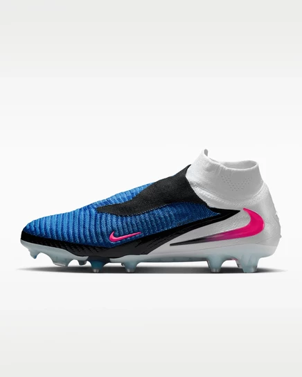 Унисекс высокие бутсы Nike Phantom 6 Elite FG, синие/белые/розовые