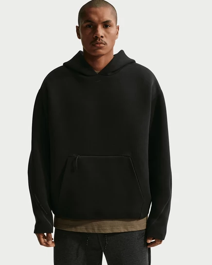 Мужское флисовое худи Nike Tech, черное