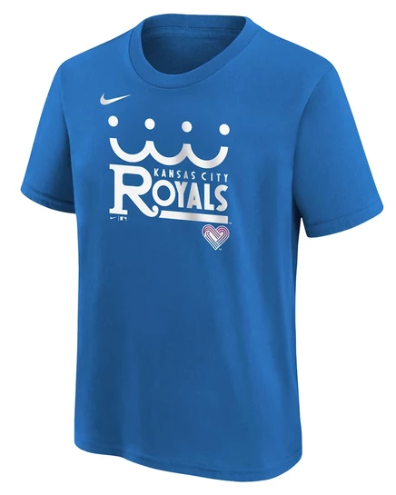 Детская футболка Nike Kansas City Royals Connect, синяя