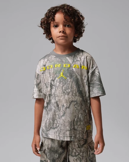 Футболка для мальчиков Jordan Brooklyn Realtree, белая
