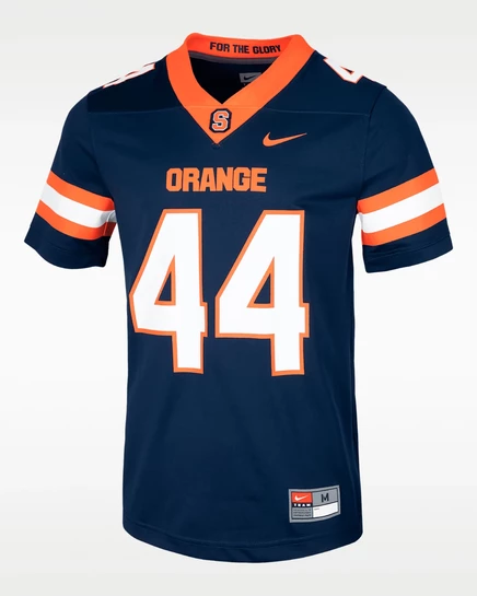 Мужское джерси Nike Syracuse в игровом стиле, темно‑синее
