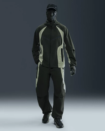 Мужские брюки Nike Tech Dri-FIT колорблок, зеленые/черные