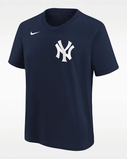 Футболка Nike Volpe Yankees для мальчиков, тёмно-синяя