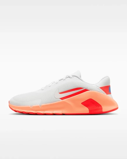 Мужские кроссовки Nike Flex Train, бело-оранжево-черные