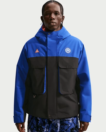 Мужская куртка ACG Inter Milan PrimaLoft, синяя/оранжевая