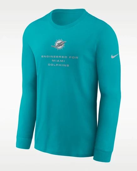 Мужская футболка Nike Miami Dolphins, зелёная