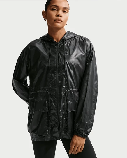 Женская спортивная куртка Nike Sportswear Oversized, водоотталкивающая, черная