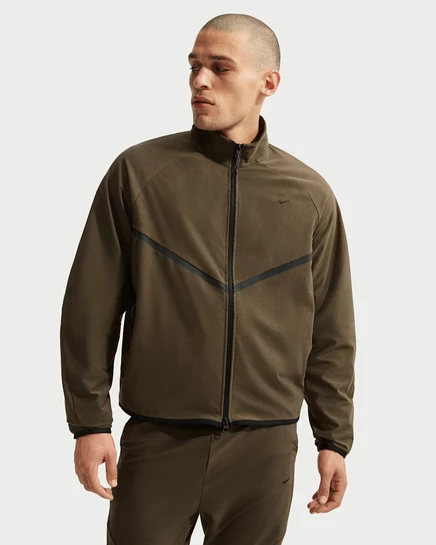 Мужская спортивная куртка Nike Sportswear Tech Shori Knit Dri-FIT, темно-ореховая/черная