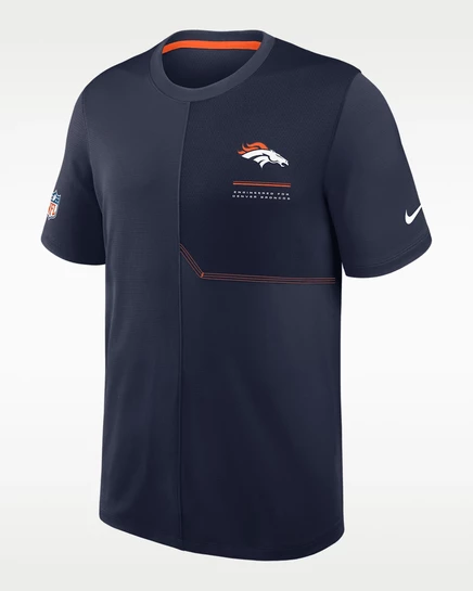 Мужская кофта Nike Denver Broncos Dri‑FIT, темно‑синяя