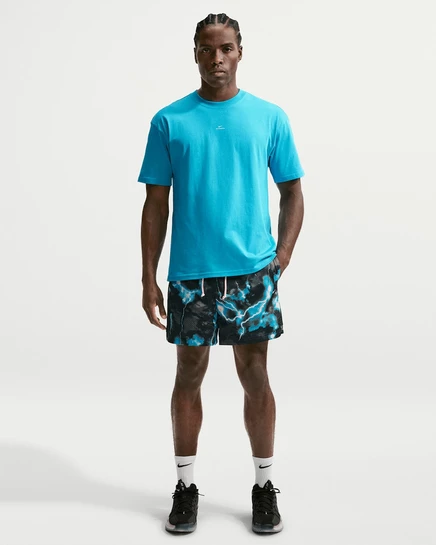 Мужские шорты Nike Standard Issue, голубо-черно-молочные