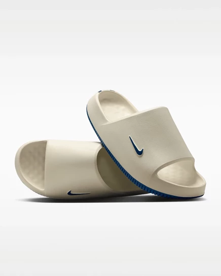 Мужские шлепанцы Nike Calm Colts, бело-синие