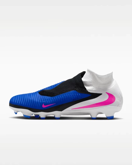 Унисекс футбольные бутсы Nike Phantom 6 High Pro, racer blue/white/pink blast