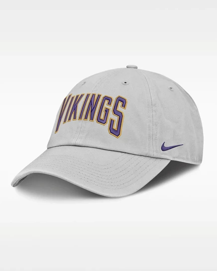 Мужская кепка Nike Vikings Primetime Club, серая