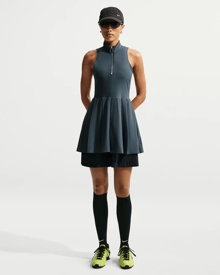 Женское платье Nike Naomi Osaka, темно-синее/черное
