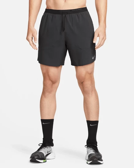 Мужские беговые шорты Nike Stride 5″ с вкладышем, черные