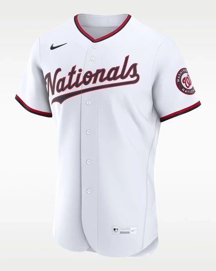 Мужская бейсбольная майка Nike Washington Nationals, белая