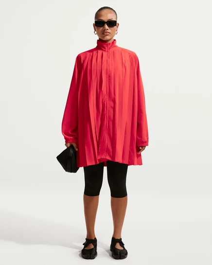 Женское плиссированное мини-платье Nike Sportswear, красное