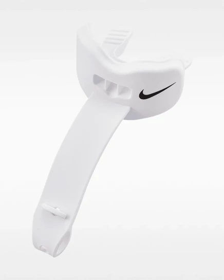 Унисекс защитная капа Nike Alpha 3.0 для футбола, белая