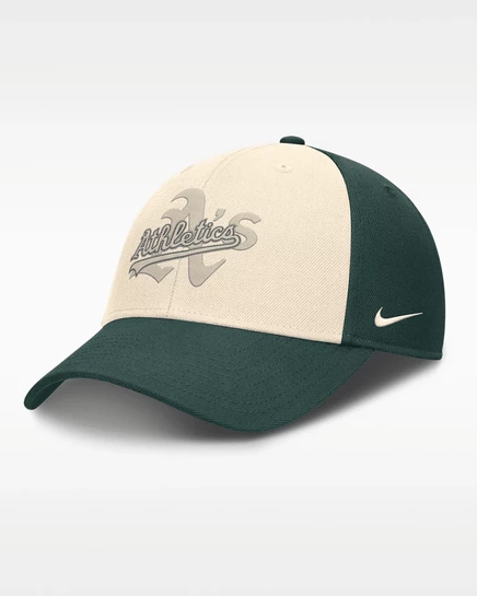 Мужская бейсболка Nike Athletics Statement Club, зеленая