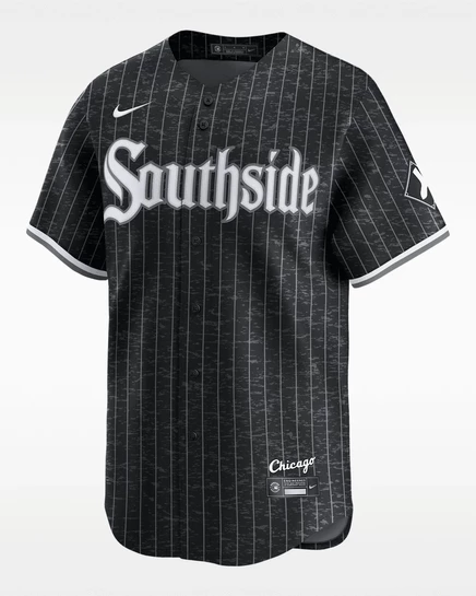 Мужское джерси Nike Chicago White Sox City Connect Dri-FIT, черное