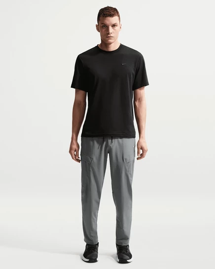 Мужские брюки карго Nike Unlimited Dri-FIT, дымчато-серые/черные
