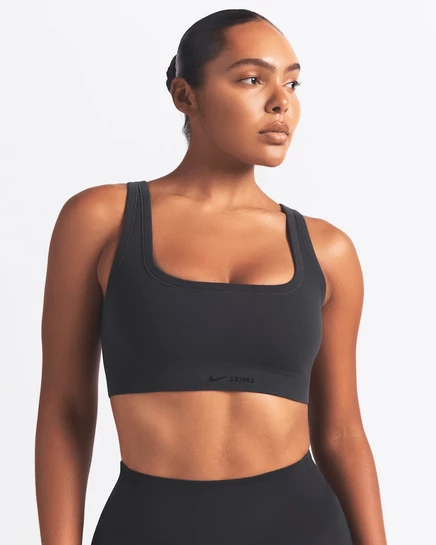 Женский бра-топ Nike NikeSKIMS Vintage Seamless, черный