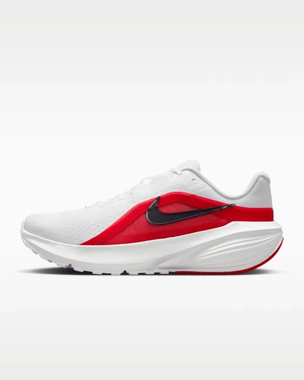 Мужские кроссовки Nike Downshifter 14, белые/красные