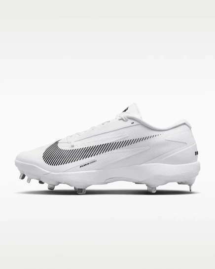 Унисекс бейсбольные бутсы Nike Diamond Standout MTL, бело-черные