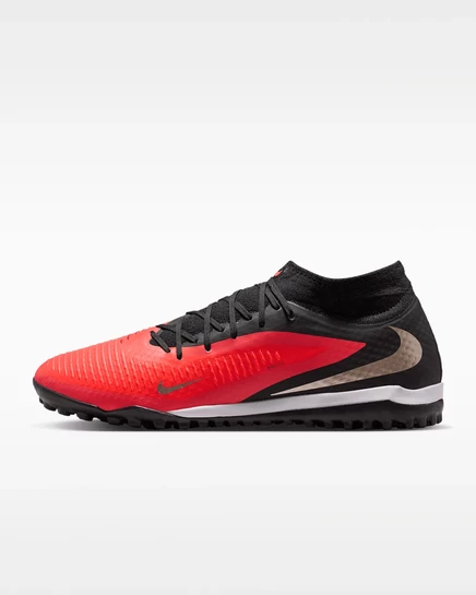 Футбольные бутсы Nike Phantom 6 Academy, красно-черно-серые