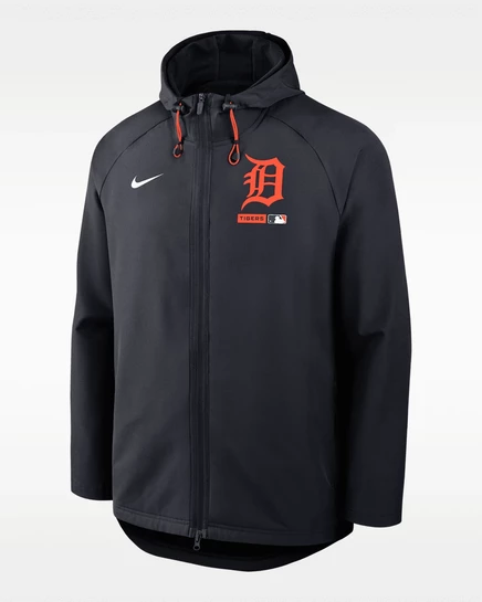 Мужская куртка Nike Detroit Tigers, темно-синяя