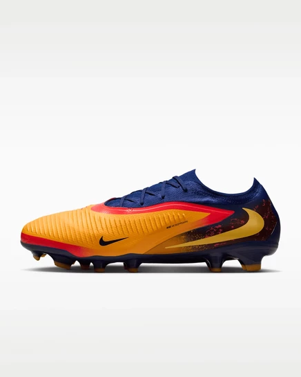 Унисекс бутсы Nike Phantom 6 Pro Erling Haaland, оранжево-синие