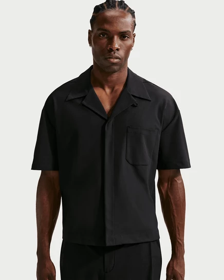 Мужская рубашка Nike 24.7 PerfectStretch Dri-FIT, черная/серая