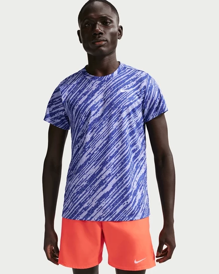 Мужская футболка NikeCourt Victory Dri-FIT, голубо-белая