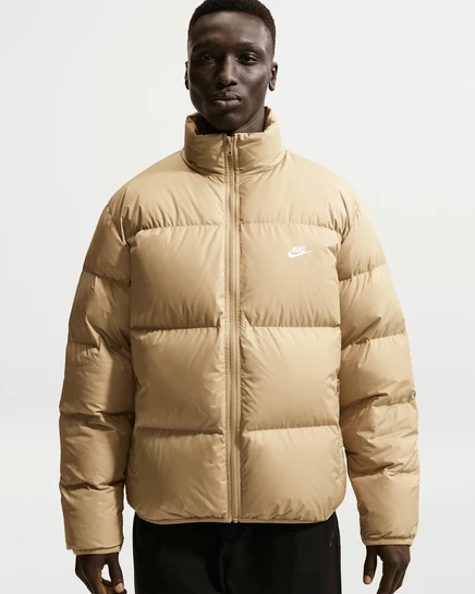 Мужской пуховик Nike Sportswear Club Therma-FIT, бежево-белый