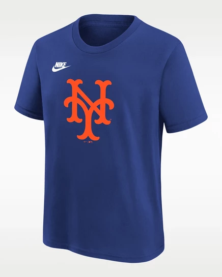 Футболка для мальчиков Nike Mets Cooperstown, синий