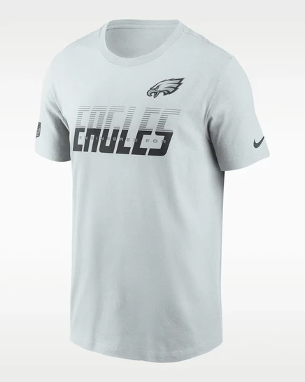 Мужская футболка Nike Eagles Sideline, платиновая