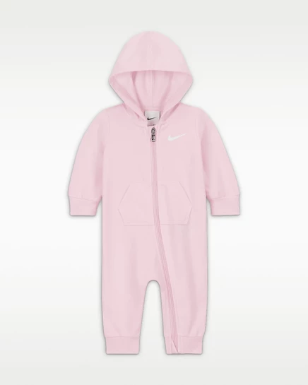Детский комбинезон Nike Baby Essentials с капюшоном, розовый