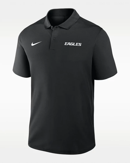 Мужское поло Nike Philadelphia Eagles Victory, черное