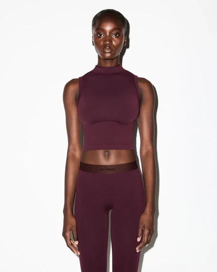 Женский спортивный топ NikeSKIMS Vintage Seamless, currant