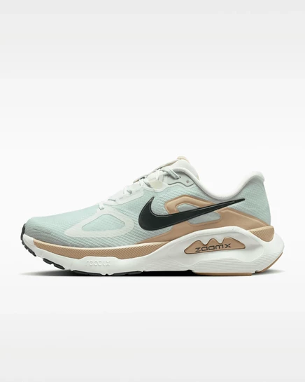 Мужские беговые кроссовки Nike Structure Plus, зеленый/бежевый/черный