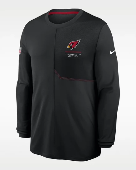 Мужской лонгслив Nike Dri-FIT Arizona Cardinals, черный