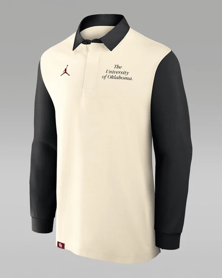 Мужской лонгслив Jordan Oklahoma Rugby, бежевый