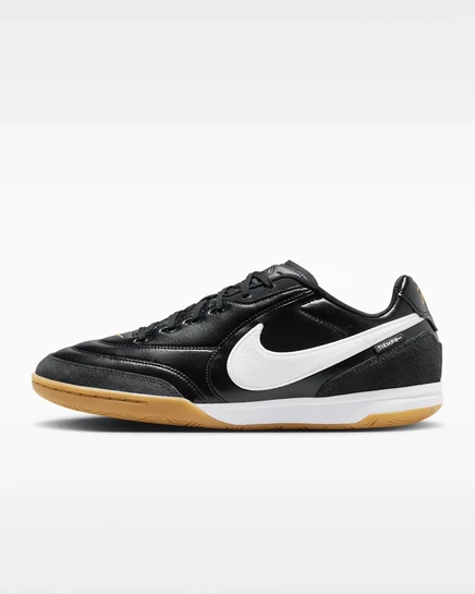 Унисекс футзальные кроссовки Nike Tiempo Streetgato, черно-белые