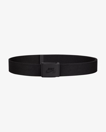 Мужской ремень Nike SB Solid Single Web, черный