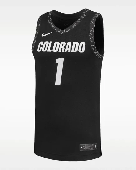 Мужская баскетбольная майка Nike Colorado Replica, черная