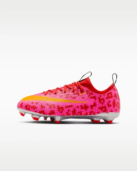 Детские бутсы Nike Jr. Mercurial Vapor 17, красные/серебристые