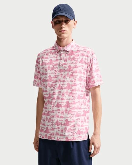 Мужское поло Nike Tailored Performance Dri-FIT, пионовый