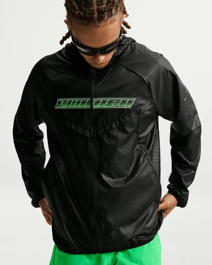 Мужская беговая куртка Nike Stride Dri-FIT, черная