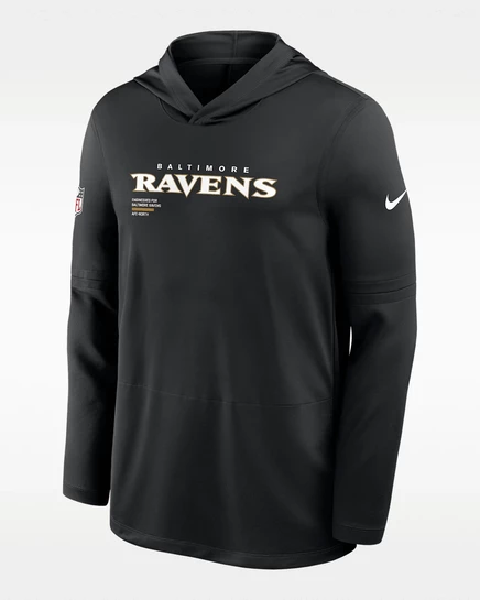 Мужская худи Nike Pure Fury Sideline Dri-FIT, черная