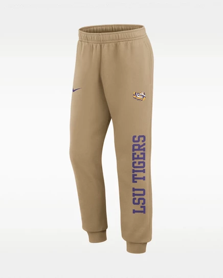 Мужские джоггеры Nike LSU Primetime Club, бежевые